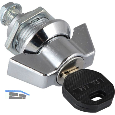 Knebel-Vorreiber gleichsperrend Sperre EK 444, Zinkdruckguss verchromt