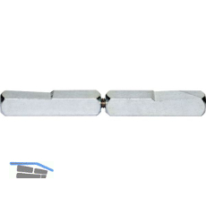 BKS Dr�ckerstift geteilt 78430, LI 25 x LA 60 mm, VK 9 mm, Stahl verzinkt