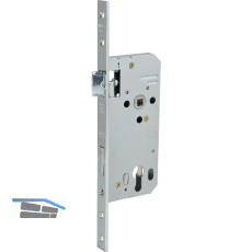 WG Einstemmschloss 421 PZW, DM 50, Stahl verzinkt silberf�rbig