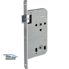 WG Einstemmschloss 440 R, WC, DM 60, Stahl verzinkt silberf�rbig