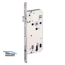 WG Einstemmschloss 421 RK, PZW, links, DM 50, Stahl verzinkt silberf�rbig