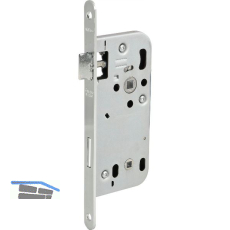 WG Einstemmschloss 340 R, WC, DM 50, Stahl verzinkt silberf�rbig