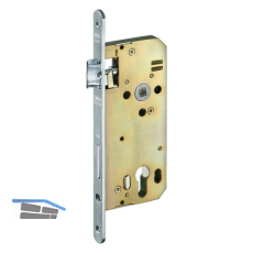 WG Einstemmschloss 421 R, PZW, DM 60, Stahl verzinkt silberf�rbig Nuss 9 mm