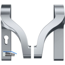 ECO Stangengriff EPN 900 IV PZ 92, 30� Drehwinkel, Alu silber beschichtet