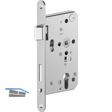ECO Fluchtt�rhauptschloss GBS 193, 1-flg. Funktion B, links, DM65, Edelstahl
