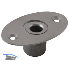 ECO Bodenschlie�mulde verstellbar, 80 x 50 mm, Edelstahl