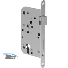 ECO Fluchtt�rschloss GBS 92 1-flg. Funktion B, Rundstulp 20,RZ 65 rechts