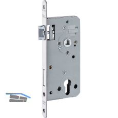 Fluchtt�rschloss 127/PA.E, 1-flg. Funktion E/ EN 1125, Fl�sterfalle, DM 60/250