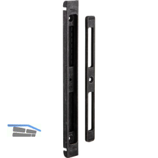 HALC� Schlie�blech 4-fach verstellbar, Stahl schwarz passiviert beschichtet