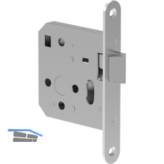 ECO Zusatzschloss ECO 198W f�r Hauptschloss, rechts, DM65, Stulp 24 mm,Edelstahl