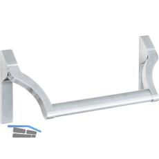 BKS Stangengriff 74000 EN 1125, Standfl�gel UG, ohne Griffrohr, silber eloxiert