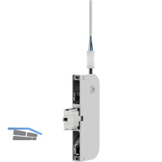 Zusatzverriegelung mit Abfrage f.Secury MFV, links, 148,2 x 43,4 mm