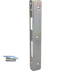 GU Winkelschlie�blech f�r Secury, links, Falz 4 mm, Stahl verzinkt