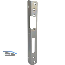 GU Winkelschlie�blech f�r Secury,rechts,Falz 4mm, f�r E-�ffner, Stahl verzinkt