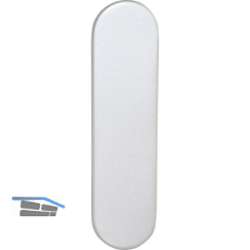 BKS Blindschild rund B 72210, silber eloxiert