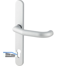 BKS Dr�ckerlochteil gekr�pft - auf Schild PZ 92,f�r au�en,silber eloxiert