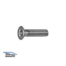 BKS Beschlag-Befestigungsschraube 7660, 80 mm, Edelstahl