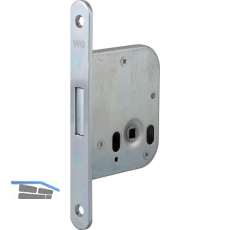 WG Einstemm-Riegelschloss 48, WC, DM 50 mm, Stahl silberf�rbig verzinkt