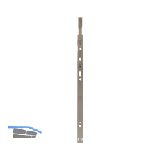 Endverschluss oben f. 2-flg. Konst. m. T�rkantriegel,Stahl verzinkt silberf�rbig