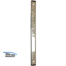 KFV Schlie�blech Falle/Riegel verstell. m. AT-St�ck,rechts,verzinkt silberf�rbig