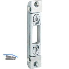 KFV Schlie�teil f.Bolzenverrieg. zu AS2300 Falz 4mm,Stulp 16mm,verzinkt silber