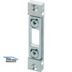 KFV Schlie�teil f.Bolzenverrieg. zu AS2300 Falz 11mm,Stulp 16mm,verzinkt silber