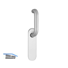 ECO Dr�ckergarnitur D 110/KS Standfl�gel, TS 40-66 mm, silber eloxiert