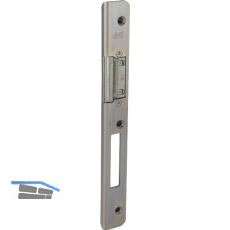 GU Schlie�blech verdeckt m. Austauschst�ck, Y = 13 mm, Stahl dekorsilber, rechts