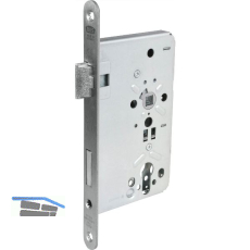 BKS Einstemmschloss 1206, links, DM 65, Edelstahl