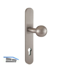 ECO Fluchtt�r-Halbgarnitur EPN 900 RR, Knopf, Langschild K160, EN 1125,Edelstahl