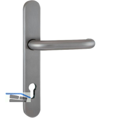 ECO Fluchtt�r-Halbgarnitur EPN 900 RR, Dr�ckerlochteil D110, EN 1125, Edelstahl