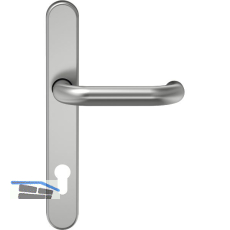 ECO Fluchtt�r-Halbgarnitur EPN 900 RR, Dr�ckerlochteil D110, EN 1125, silber