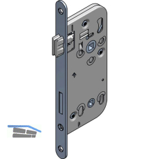 WG Magnetfallenschloss 340 RNM WC ohne Schlie�blech, DM 50, VK 8,5 mm