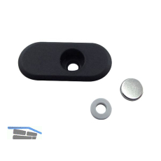 Magnet f�r Reedkontakt KFV Genius, oval zum Einstecken in Bolzenschlie�st�cke