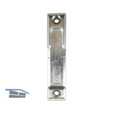 GU Schlie�platte, Eurofalz 18x8 mm, f�r Rollzapfen, Falzluft 11 mm, Stulp 16 mm