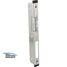 Winkelschlie�blech GU-Secury verstell. rechts, Falz 11/18, verzinkt silberf�rbig