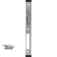 Schlie�blech GU-Secury verstellbar rechts, Falz 11 mm, verzinkt silber