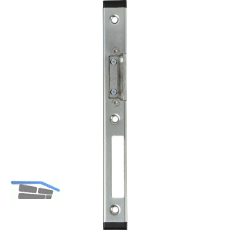 Schlie�blech GU-Secury verstellbar links, Falz 11 mm, verzinkt silber