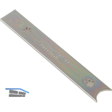 Anschlussstulp/Stulpverl�ngerung rund oben f�r Secury MFV, 130 x 20 mm,silber