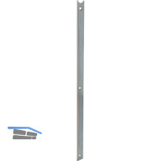 Anschlussstulp/Stulpverl�ngerung oben f�r Secury MFV, 405 x 20 mm,RK, silber