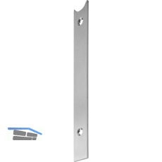 Anschlussstulp/Stulpverl�ngerung unten f�r Secury MFV, 160 x 20 mm,silberfarbig