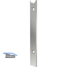 Anschlussstulp/Stulpverl�ngerung unten Secury MFV, 130 x 20 eckig, Edelstahl