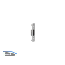 BKS Schlie�platte verd. f�r Automatikriegel, Y=15 mm, Stahl dekorsilber