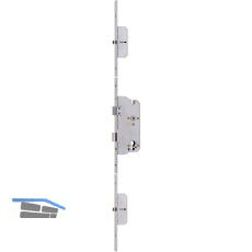 MFV-Schloss 124-MF4/Cerbero, DM 65 mm,Stulp 2200 x 20 x 3 mm eckig, silberf�rbig
