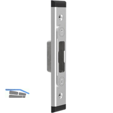 Schlie�platte oben f. Secury Automatic,MR2 und SH2,Eurofalz 24x5 mm,verz. silber