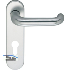 ECO Dr�ckerlochteil D110 mit Kurzschild PZ 72 mm, Edelstahl