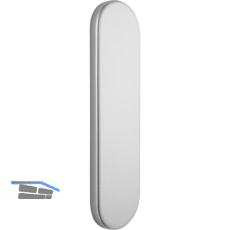 ECO Blindschilder rund, silber eloxiert