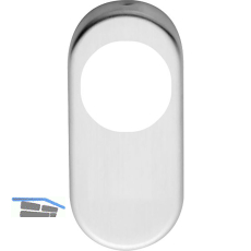 Ovalrosette RZ, 70 x 33 x 7 mm, Edelstahl rostfrei