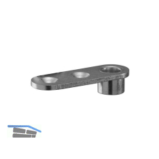 BMH Stangenf�hrungsplatte 1144 f�r Rundstange � 10 mm, Stahl verzinkt