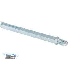 Rollenwechselstift Vierkant 9 x 120 mm, Stahl verzinkt